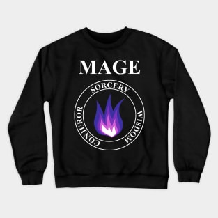 Mage Fantasy RPG Class Arcane Magic Crewneck Sweatshirt